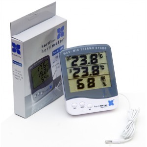 Thermomètre Hygromètre Digital Min/Max avec Sonde - culture dinterieur