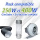 Pack CoolTube + Extracteur pour 250W et 400W