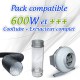 Pack CoolTube + Extracteur pour 600W et +