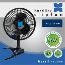 Ventilateur à Pince / Clip Fan - Hortiline 5 Watt - diam. 15 cm - 100