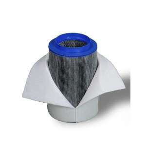 Filtre à charbon 100% diam. 125 Mini 400 m3/h