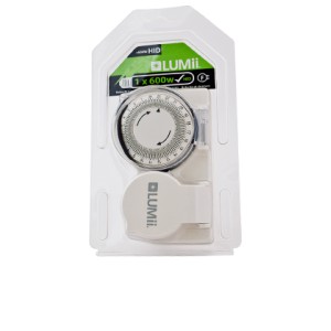 Programmateur / Timer Analogique LUMII 600 Watts max.