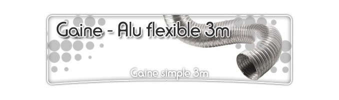 Gaine Alu Semi Flexible 3m